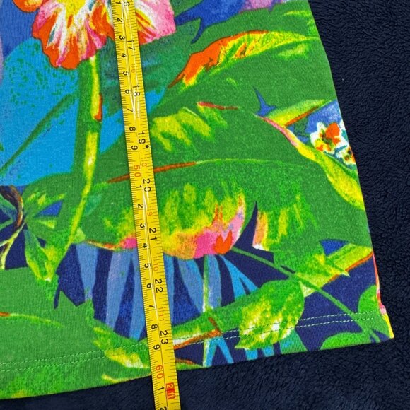 Lauren Ralph Lauren Black Label Womens Tropical Floral SS T-Shirt, Size XS NWT - Picture 6 of 7